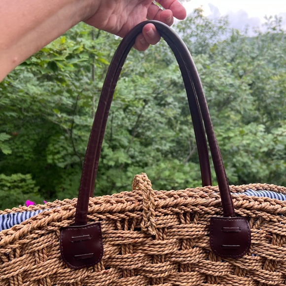 San Diego Hat Co. Woven Seagrass Straw Bag - Picture 5 of 12